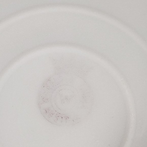 Vintage Wheelock China Plate Austria Decorative Roses Gold Trim Distressed - Picture 7 of 14